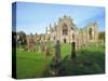 12th Century Melrose Abbey, Scotland-Pearl Bucknell-Stretched Canvas