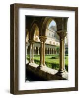 12th Century Norman Architecture, Cathedral Cloisters, Monreale, Sicily, Italy, Europe-Firecrest Pictures-Framed Photographic Print