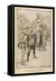 12th Night, Viola, Rackham-Arthur Rackham-Framed Stretched Canvas