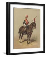 12th Prince of Wales's Royal Lancers, Trooper, Review Order-null-Framed Giclee Print