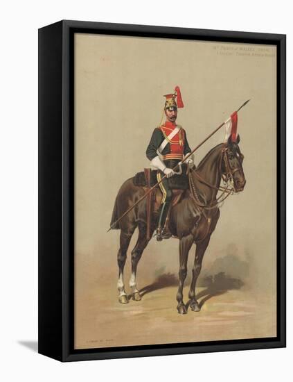 12th Prince of Wales's Royal Lancers, Trooper, Review Order-null-Framed Stretched Canvas