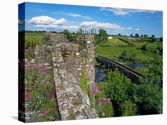 13 Arch Bridge from the Castle, Glanworth, County Cork, Ireland-null-Stretched Canvas