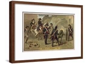 13 Vendemiaire 1795, French Revolution-null-Framed Giclee Print