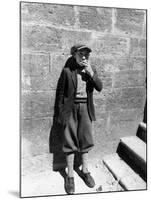 13 Year Old Boy Smoking a Cigarette Butt-Alfred Eisenstaedt-Mounted Photographic Print