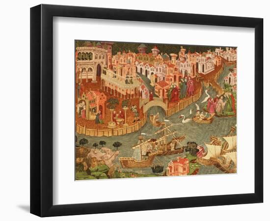 1338 Depiction of Venice-null-Framed Giclee Print