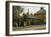 135 to 139 Oval Road: Croydon's Smallest Houses, 1921-Evacustes Arthur Phipson-Framed Giclee Print