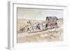 13th Century Horse Drawn Ladies' Carriage, 1886-Armand Jean Heins-Framed Giclee Print