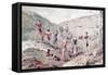 13th Century Hunting Party with Porters, 1886-Armand Jean Heins-Framed Stretched Canvas