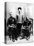 13th Dalai Lama, Sir Charles Bell and Maharaj Kumar Sidkeong Trul-Ku, 1910-English Photographer-Stretched Canvas