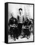 13th Dalai Lama, Sir Charles Bell and Maharaj Kumar Sidkeong Trul-Ku, 1910-English Photographer-Framed Stretched Canvas