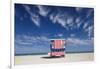 13Th Street Lifeguard Station on Miami Beach-Jon Hicks-Framed Photographic Print