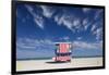 13Th Street Lifeguard Station on Miami Beach-Jon Hicks-Framed Photographic Print