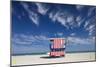 13Th Street Lifeguard Station on Miami Beach-Jon Hicks-Mounted Photographic Print