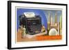 14-Ton Typewriter, New York World's Fair, 1939-null-Framed Art Print