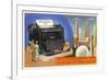 14-Ton Typewriter, New York World's Fair, 1939-null-Framed Premium Giclee Print