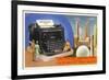 14-Ton Typewriter, New York World's Fair, 1939-null-Framed Premium Giclee Print