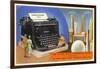 14-Ton Typewriter, New York World's Fair, 1939-null-Framed Art Print