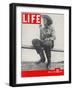 14-yr-old Cowgirl Jimmy Rogers Showing off Latest Western Clothing Trend, April 22, 1940-Peter Stackpole-Framed Photographic Print