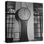148 Year Old Clock at Wall Street-Herbert Gehr-Stretched Canvas