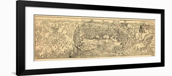 1486, Israel, Jordania, Palestinian Territories-null-Framed Premium Giclee Print