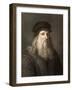 1490 Leonardo Da Vinci Colour Portrait-Paul Stewart-Framed Photographic Print