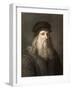 1490 Leonardo Da Vinci Colour Portrait-Paul Stewart-Framed Photographic Print