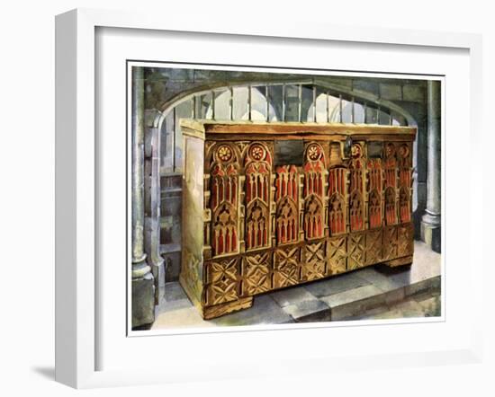 14th Century Buttressed Coffer, 1910-Edwin Foley-Framed Giclee Print