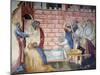 14th Century Fresco Chapel of Magistrate Palace Palazzo Pretorio, Former Counts Guidi Castle-null-Mounted Giclee Print