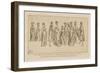 14th Century - Kings, Queens and People at Court in France-Raphael Jacquemin-Framed Giclee Print