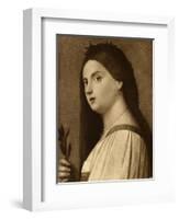 14Th Century Painting of Italian Woman-null-Framed Giclee Print