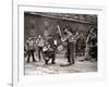 15 American Soldiers Playing Baseball Amid the Ruins of Liverpool, England 1943-null-Framed Premium Photographic Print