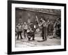 15 American Soldiers Playing Baseball Amid the Ruins of Liverpool, England 1943-null-Framed Premium Photographic Print