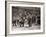 15 American Soldiers Playing Baseball Amid the Ruins of Liverpool, England 1943-null-Framed Photographic Print