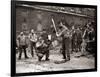 15 American Soldiers Playing Baseball Amid the Ruins of Liverpool, England 1943-null-Framed Photographic Print