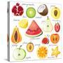 15 Bright Fruit Pieces-mart_m-Stretched Canvas