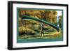 15 Foot 50 Lb. Model Canoe-null-Framed Art Print