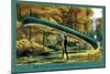 15 Foot 50 Lb. Model Canoe-null-Mounted Art Print