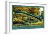 15 Foot 50 Lb. Model Canoe-null-Framed Art Print