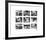 15 Girls In A Mini-British Pathe -Framed Premium Giclee Print