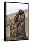15 Moai Restored Ceremonial Site of Ahu Tongariki-Michael Nolan-Framed Stretched Canvas