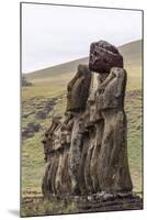 15 Moai Restored Ceremonial Site of Ahu Tongariki-Michael Nolan-Mounted Photographic Print