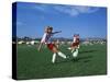 15 Year Old Girls in Action Durring Soccer Game, Lakewood, Colorado, USA-null-Stretched Canvas