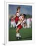 15 Year Old Girls in Action Durring Soccer Game, Lakewood, Colorado, USA-null-Framed Photographic Print