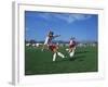 15 Year Old Girls in Action Durring Soccer Game, Lakewood, Colorado, USA-null-Framed Photographic Print