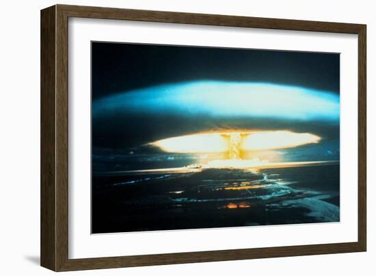 150-Megaton Thermonuclear Explosion, Bikini Atoll, 1 March 1954-null-Framed Photographic Print