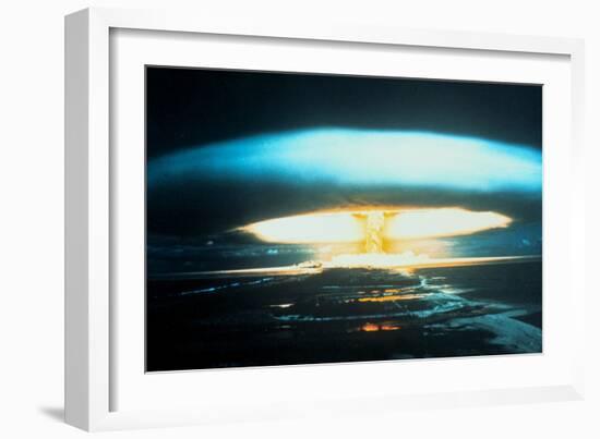 150-Megaton Thermonuclear Explosion, Bikini Atoll, 1 March 1954-null-Framed Photographic Print