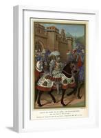 1507 Louis XII in Armour-Jean Marot-Framed Art Print