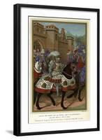 1507 Louis XII in Armour-Jean Marot-Framed Art Print