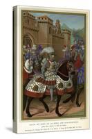 1507 Louis XII in Armour-Jean Marot-Stretched Canvas