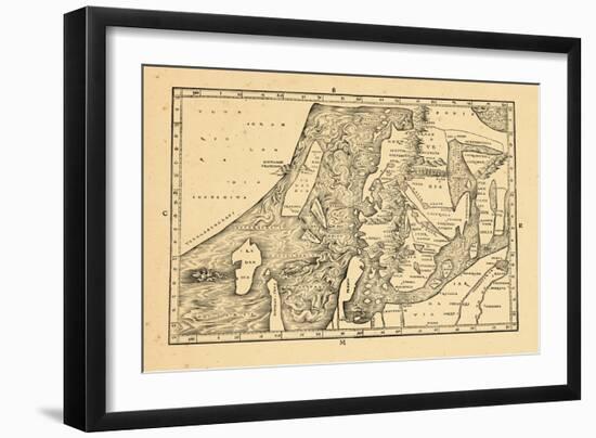 1532, Denmark, Norway, Sweden-null-Framed Giclee Print